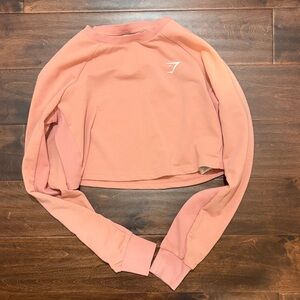 Gymshark Women's Pink Crop Top S